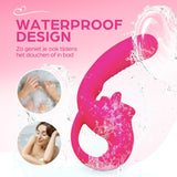 Erodit double sensation 2 in 1 vibrator. USB rechargeable Pink