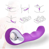 USB rechargeable G-spot vibrator pink