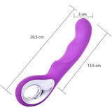 USB rechargeable G-spot vibrator pink