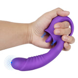 Erodit double sensation 2 in 1 vibrator. USB rechargeable Pink