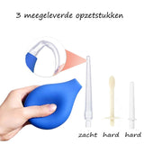 Erodit Analdusche blau - 3 Aufsätze