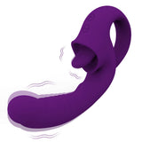 Erodit double sensation 2 in 1 vibrator. USB rechargeable Pink