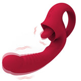 Erodit double sensation 2 in 1 vibrator. USB rechargeable Pink