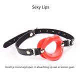 Erodit Sexy Lips open mouth gag red