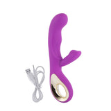 USB Oplaadbaar G-Spot Clitoris Vibrator Roze