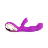 USB Rechargeable G-Spot Clitoral Vibrator Purple