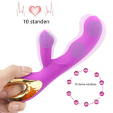 USB Oplaadbaar G-Spot Clitoris Vibrator Roze