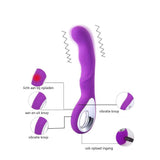USB rechargeable G-spot vibrator pink