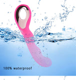 USB rechargeable G-spot vibrator pink