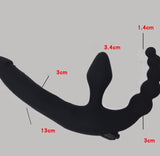 Erodit Strapless Triple Fun Vibrationsdildo 