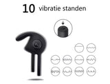 Erodit vibrerende dubbele cockring met 10 verschillende vibraties