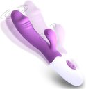 Erodit Tarzan Dildovibrator Lila, inklusive Batterien