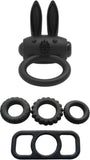 Erodit Vibrerende cockring set,  inclusief batterijen