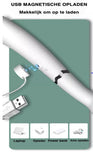 Erodit multifunctionele wand massage vibrator, usb oplaadbaar