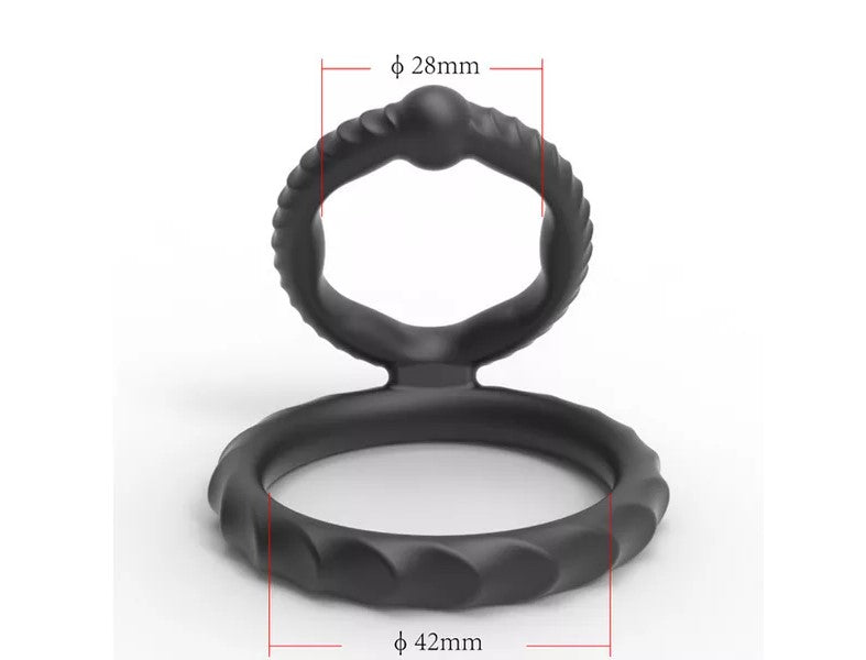 Erodit Doppel-Penis-Penisring aus Silikon Erodit.nl Erodit Doppel-Penis-Penisring aus Silikon Erodit.nl