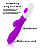 Erodit Tarzan Dildovibrator Lila, inklusive Batterien